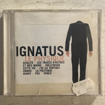 Ignatus Le Physique CD Adami/ Ignatub 2000 Made In France!!!!