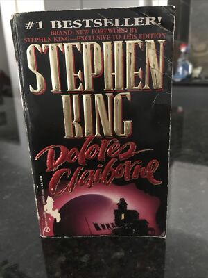 STEPHEN KING Dolores Claiborne 1st Edition 1st signet printing 