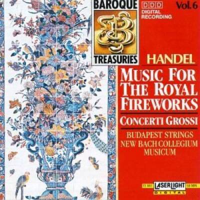 Baroque Treasuries 6: Handel Music Royal Fireworks - Audio CD - VERY GOOD