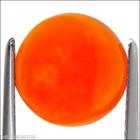 2.11 Ct Natural Ethiopian Orange Opal Gemstone Round Cabochon Cut — photo 4