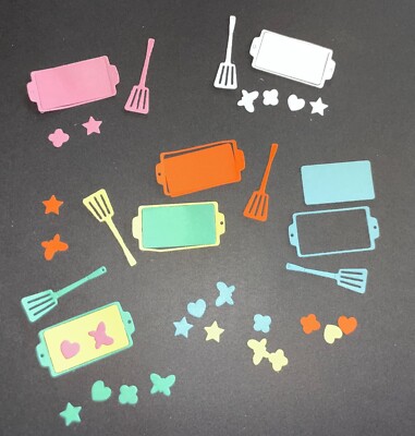  build a COOKIE SHEET cardstock paper die cut embellishments ..