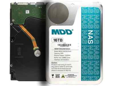 MDD 16TB 7200RPM 256MB Cache SATA 6.0Gb/s 3.5'' Internal NAS Network Hard Drive