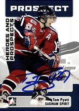 Tom Pyatt - Signed 2006-07 In The Game Heroes And Prospects Card #180