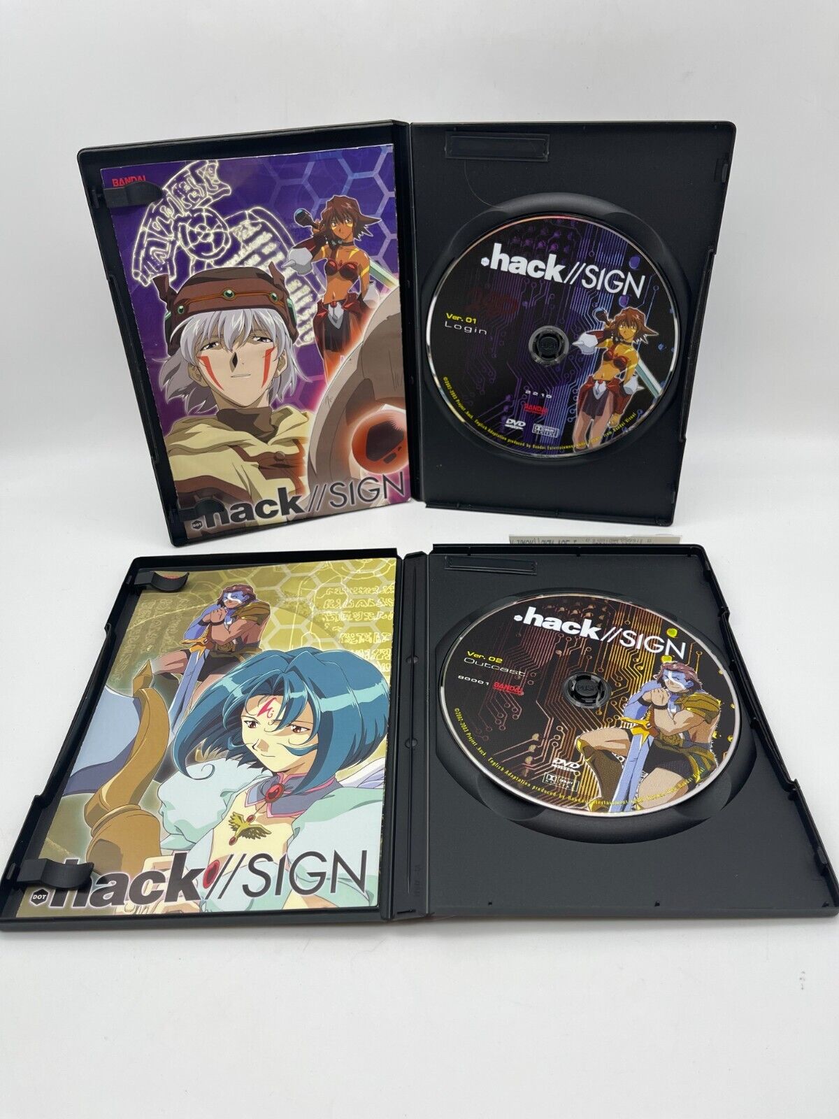 hack SIGN Ver 01 Login (DVD, 2003, Dot Hack, Anime, Platinum Series)  Canadian 669198221095