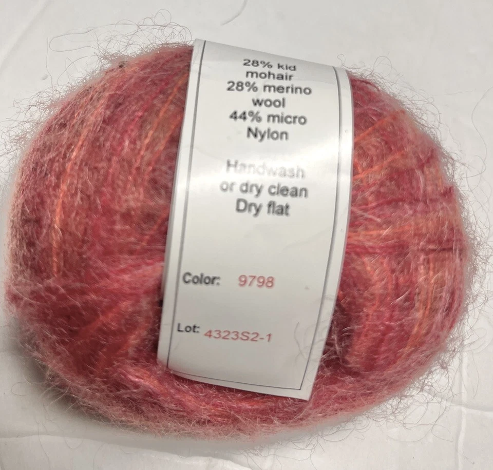 CRYSTAL PALACE - KID MERINO YARN. Col 9798. I Combine Ship, Read Details. - Image 2 of 3