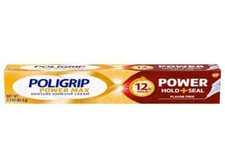 SM Super Poligrip Power Max Power Hold plus Seal Denture Adhesive Cream 2.2oz