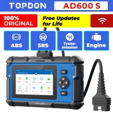 🔥2025 TOPDON AD600S OBD2 Scanner Engine ABS SRS SAS AT TPMS EPB Diagnostic Tool