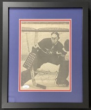 Ken Dryden Signed Photo 8x11 Hockey Montreal Canadiens HOF Autograph Framed JSA