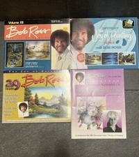 Bob Ross The Joy Of Painting 4 Books In Lot Volume 3, 7, 29 And Flowers