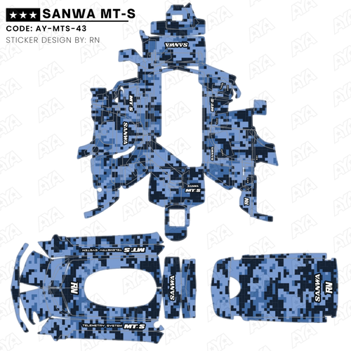SANWA MT-S TRANSMITTER RADIO CONTROL CUSTOM VINYL DECAL STICKER | eBay
