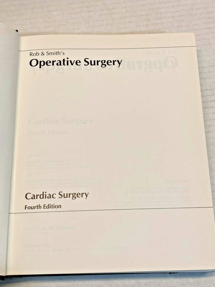 Rob & Smith's Operative Surgery Thoracic & Cardiac Surgery 2