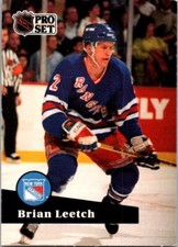1991 Pro Set Hockey Brian Leetch