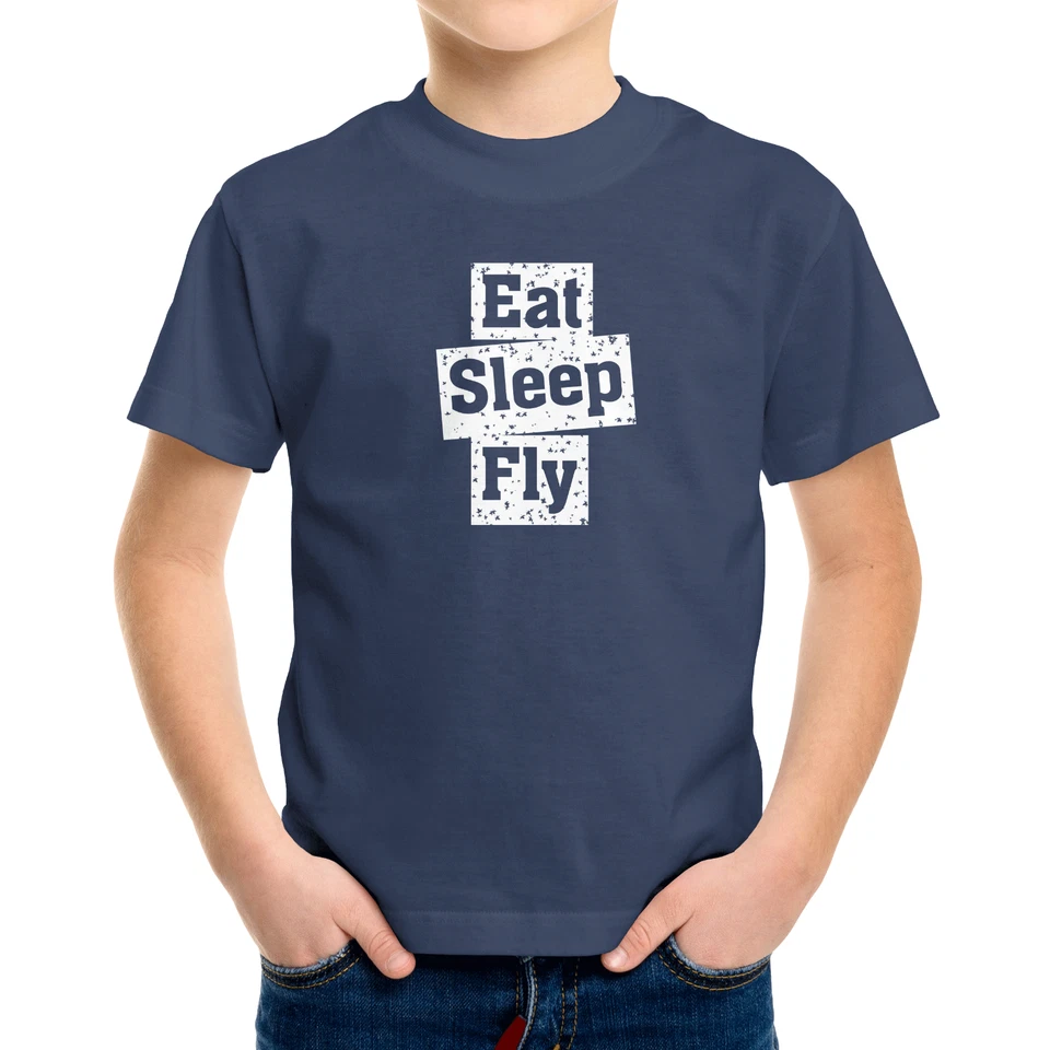 Funny Plane Flying Toddler Kids Boy Youth Tee T-Shirt Infant Baby Bodysuit Gift - Image 3 of 4