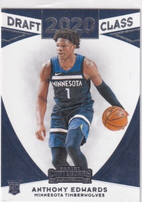 Panini 2020-21 Contenders NBA Basketball No 5 Anthony Edwards Draft Class Rookie