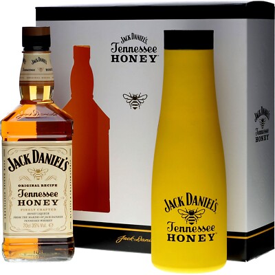 Jack Daniels Honey Whiskey Set mit Thermosflasche 0,7 Liter 35,0 % Vol.
