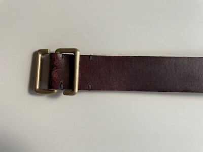 Tender Co. S-Buckle Oak Bark Tanned Leather Belt in Dark Stain  