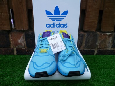VINTAGE ADIDAS ZX 8000 TORSION TECH FIT FLUX LATA 80. CASUAL AQUA