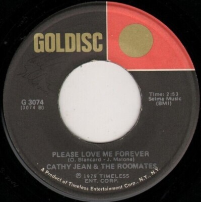 The Aquatones / Cathy Jean & The Roommates You / Please Love Me Forever