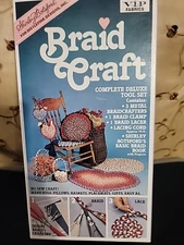 Braid Craft Tool Set  1987 Braided Rug Pattern Shirley Botsford Vintage New