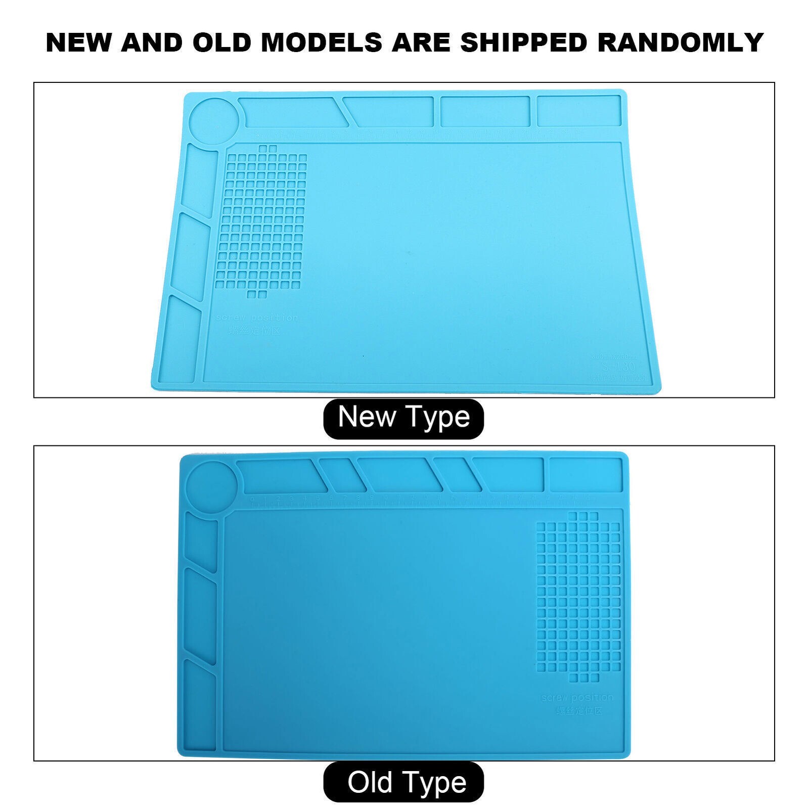 Watchmaker's Silicone Rubber Bench Mat Pad Anti-Slip Jewelry Watch Repair Tool U