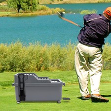 Automatic 140 Golf Ball Dispenser - Semi-Automatic Tee-Up Machine