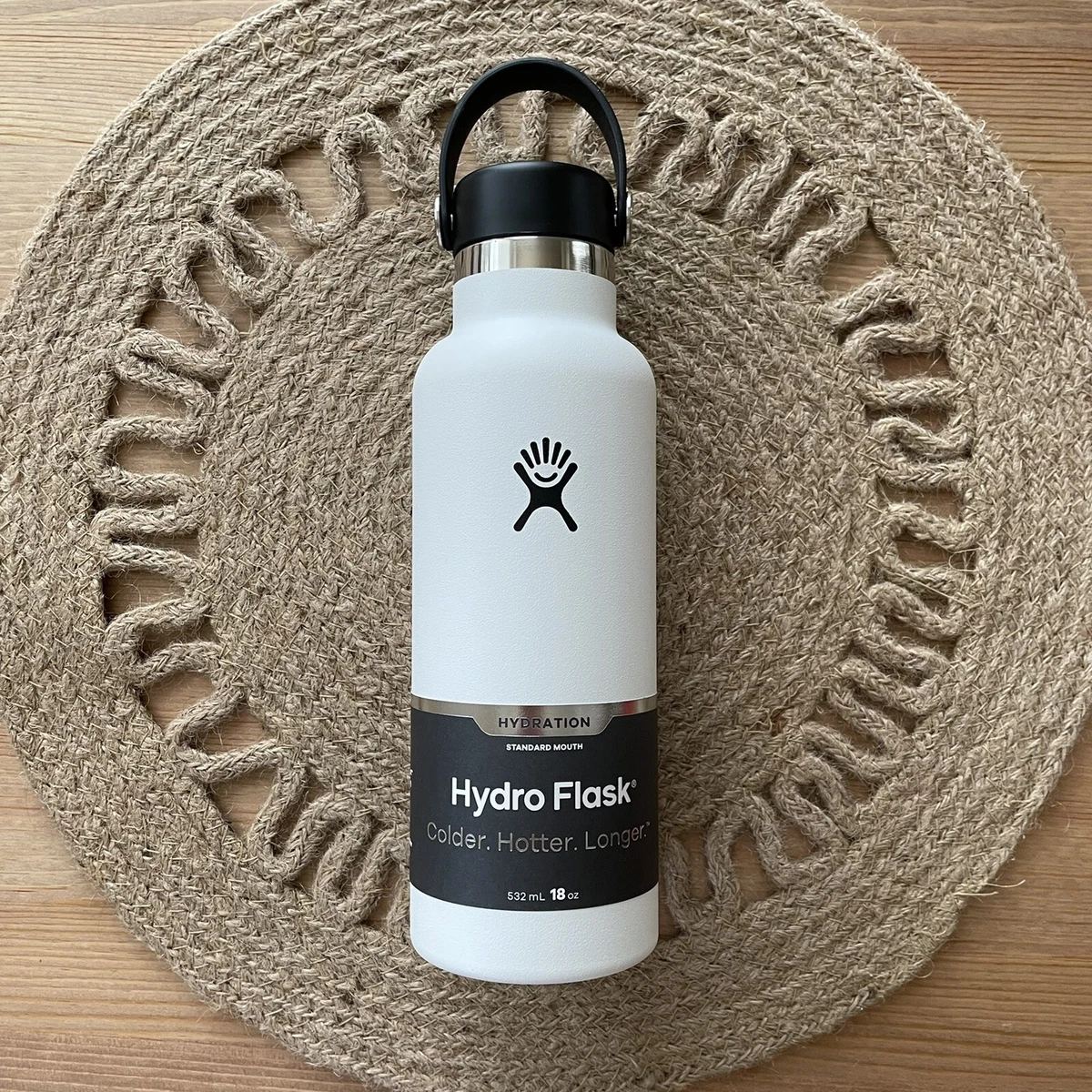 White 18 best sale oz hydro flask