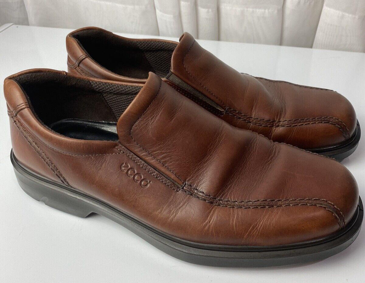 ECCO Men\'s Brown Leather Slip-On Casual Loafers Men main image 2
