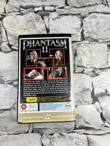 Phantasm 2 Video VHS Horror Film Ex Rental Large Case 1989 Tested Cert 18 X Rate - Picture 2 of 5