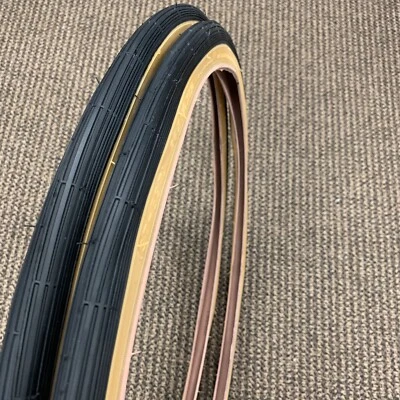 KENDA BICYCLE TIRES FOR SCHWINN VARSITY 26 X 1-3/8 1-1/4 S-6 GUM WALL FIT MANY SCHWINN