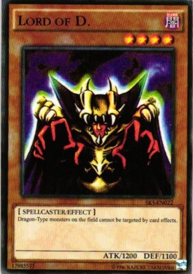 LORD OF D YuGiOh YU GI OH Custom Anime Collectible Card