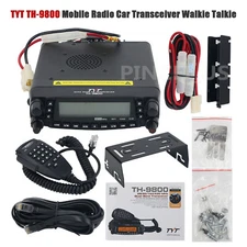 TYT TH-9800 Mobile Radio Quad Band 50W FM Transceiver Walkie Talkie Dual Display
