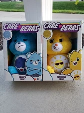 CARE BEARS BLUE GRUMPY BEAR + YELLOW FUNSHINE BEAR Plush Bundle 2020 *NEW*