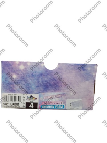 SKECHERS Girls S Lights - Unicorn Dreams Purple Light-Up Shoes (302311L/PRMT) - Picture 2 of 7