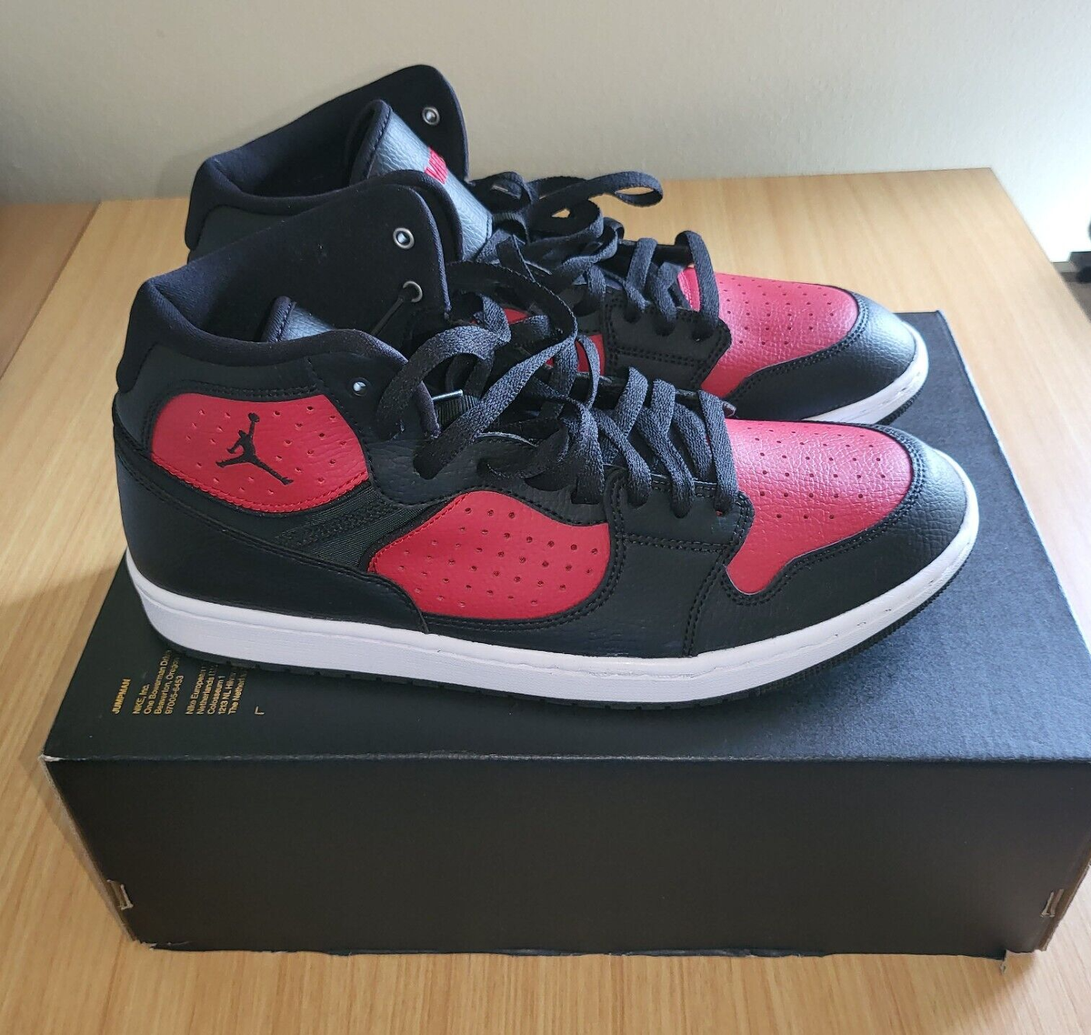 New Nike Air Jordan Access Shoe Red US 12 UK 11 Box only no lid