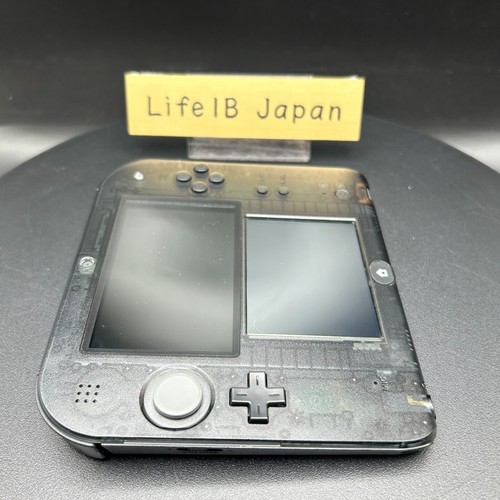 Nintendo 2DS Clear Black Portable Game Console with Dual Screens JP Import - Picture 22 of 23