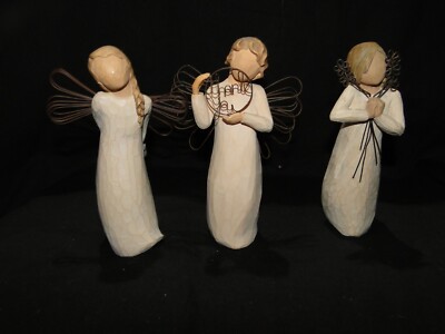 3x Willow Tree Figuren Freundschaft Danke & Just for you