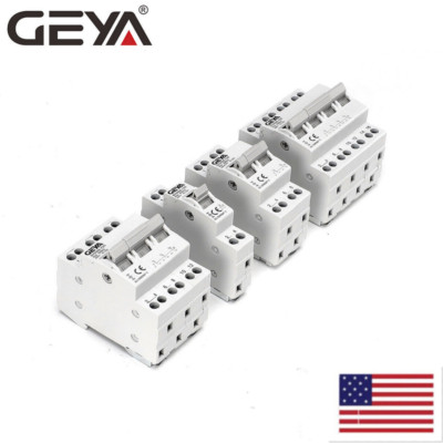 GEYA Manual Changeover Transfer MTS Isolating Switch 1/2/3/4P 63A Dual Power