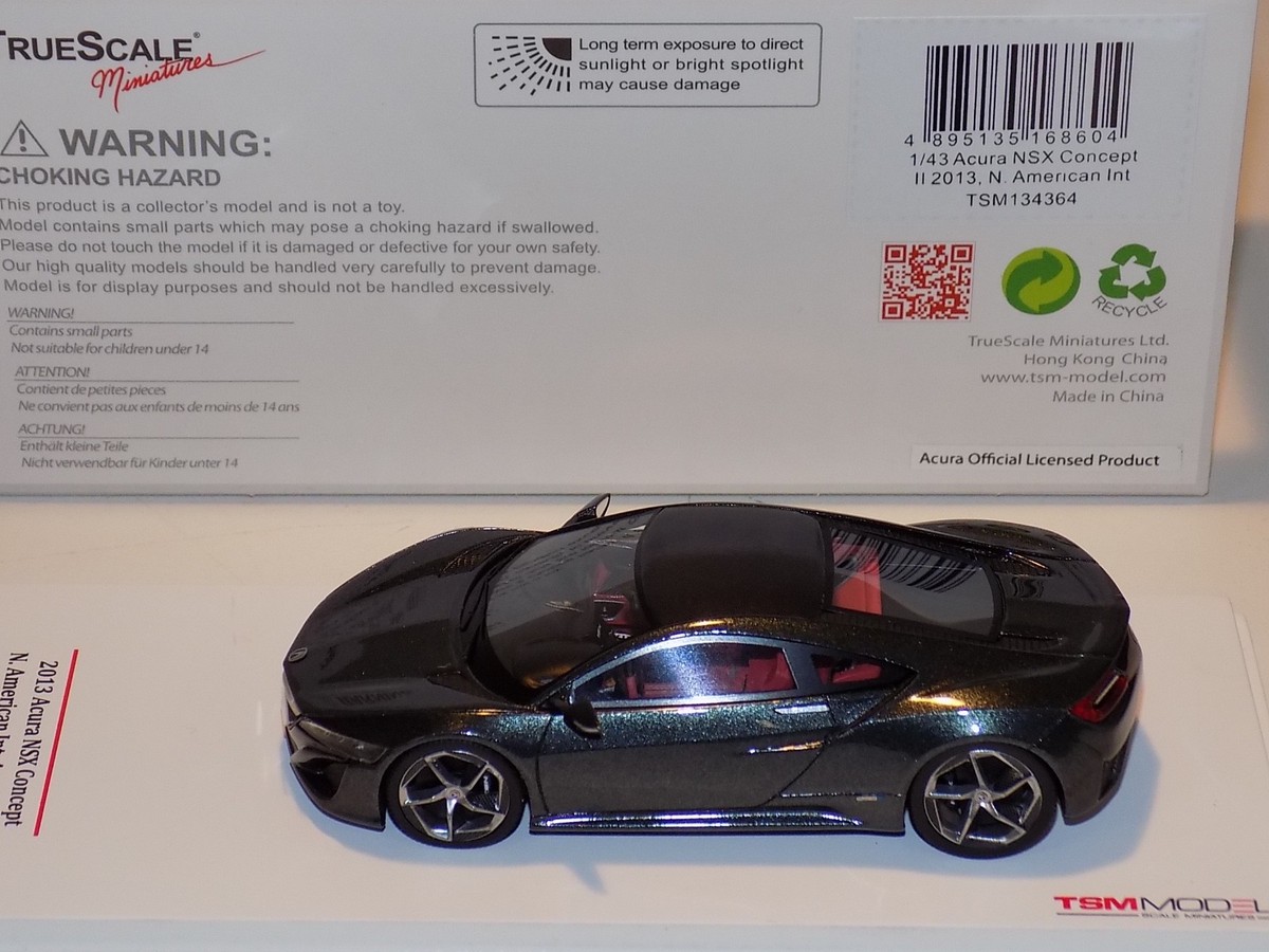 1/43 True Scale Models TSM Acura Honda NSX 2013 Detroit Auto