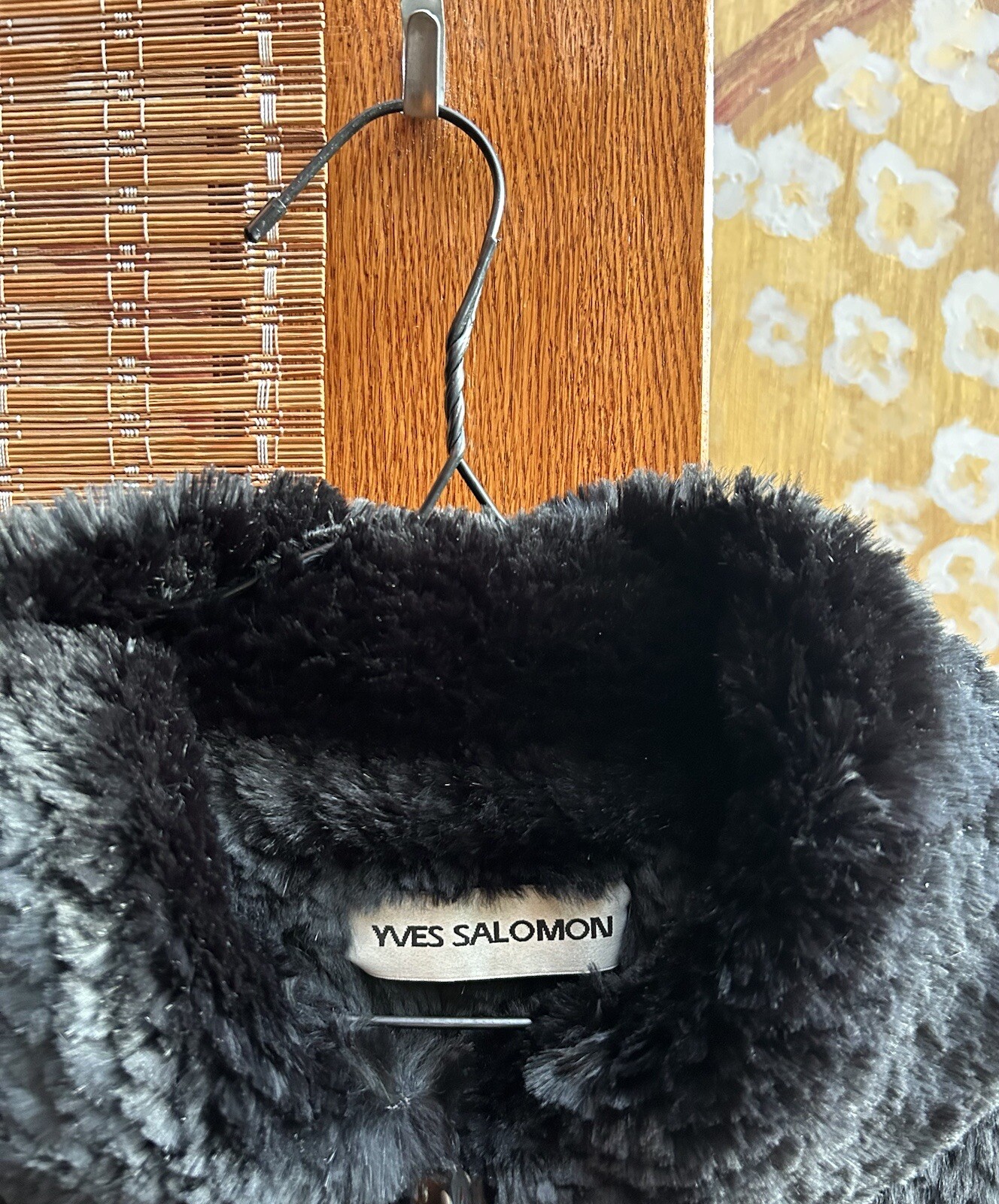 Giacca in pelliccia di coniglio Yves Salomon taglia 44