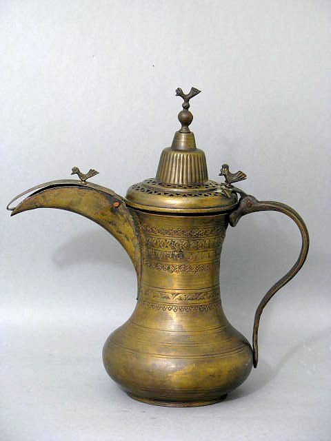 Arabische Kaffee Tee Kanne Antique Islamic Arabic coffee pot 18th/19th century