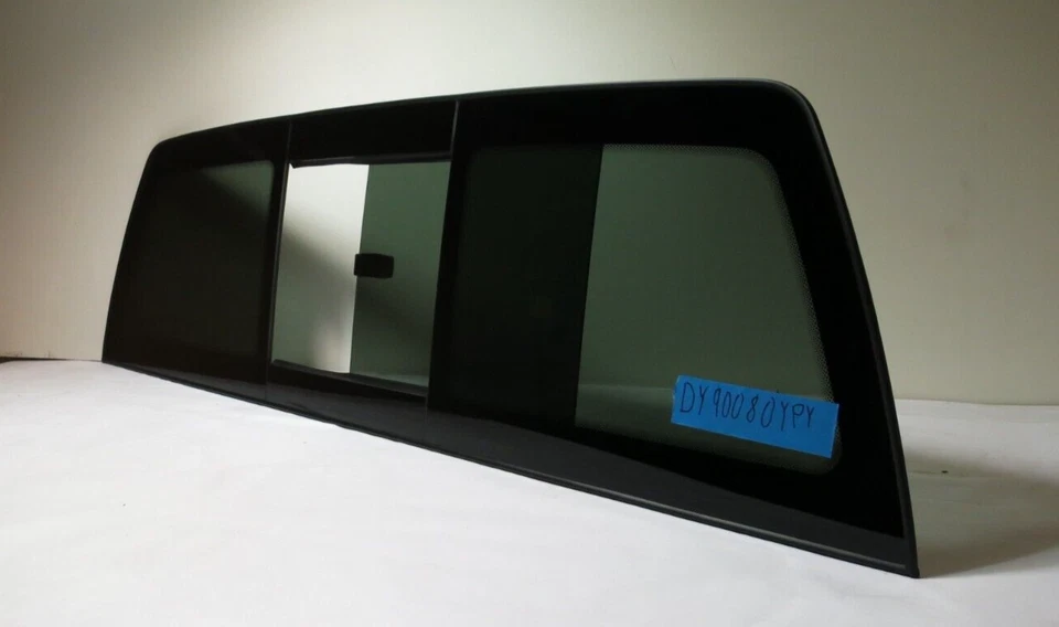 Fit 1988-1999 Chevy Pickup 1500 2500 3500 Manual Slider Rear Glass Window+2 Glue - Image 3 of 4