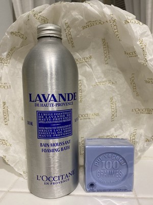 L'occitane Lavande De Haute Provence Foaming Bath 500ml  And Savon Bonne 100g