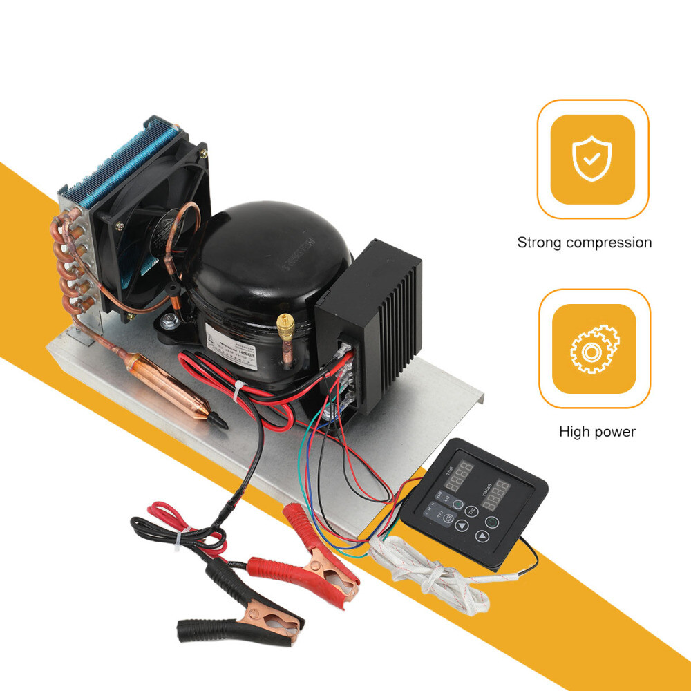 BD15HC DC Compressor Car Refrigerator Freezer Refrigeration Condensing Unit