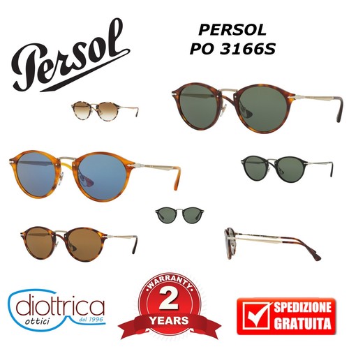 OCCHIALI DA SOLE PERSOL PO 3166S UOMO DONNA OCCHIALE POLARIZZATO LENTI  CRISTALLO | eBay