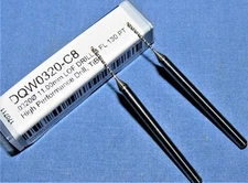 Harvey Tool .032 dia. carbide super drill 3 flute TiB2 coated 2 pcs lot