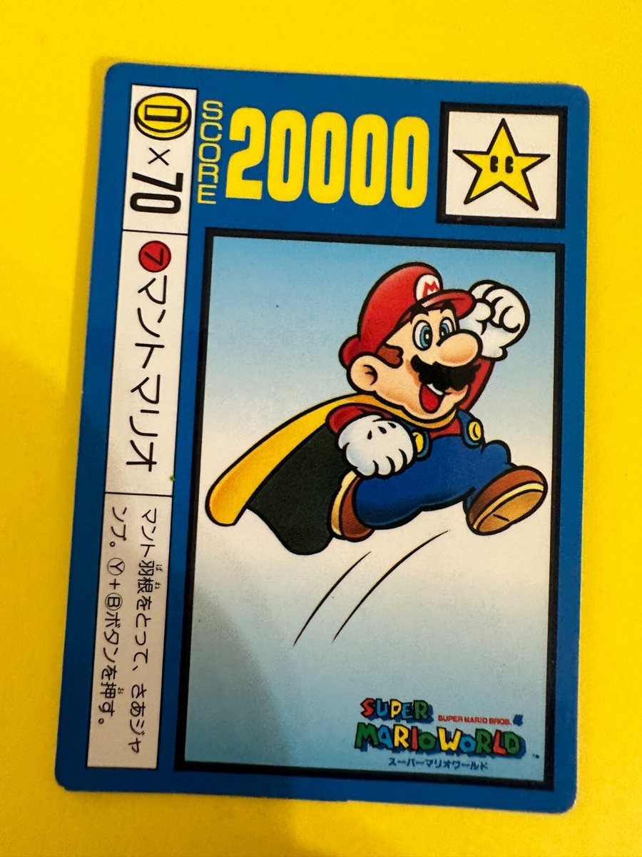 希少！super Mario bros マリオ No.7 SUPER MARIO BROS. Nintendo Game Card Topsun Japanese