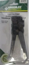 Greenlee 45577 Coax Stripper - 3 Level
