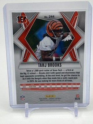 Tahj Brooks 2025 Panini Phoenix #244 | eBay