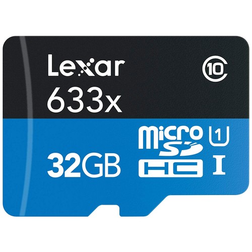 Lexar 2 Pack 32GB (64GB Total) MicroSDHC UHS-I Memory Cards + SD Adapter Bundle - Picture 4 of 10