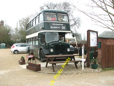 Foto 6x4 Blakeys Bus Caf\u00c3\u00a9 in Mulbarton Es wurde vor kurzem geöffnet c2016